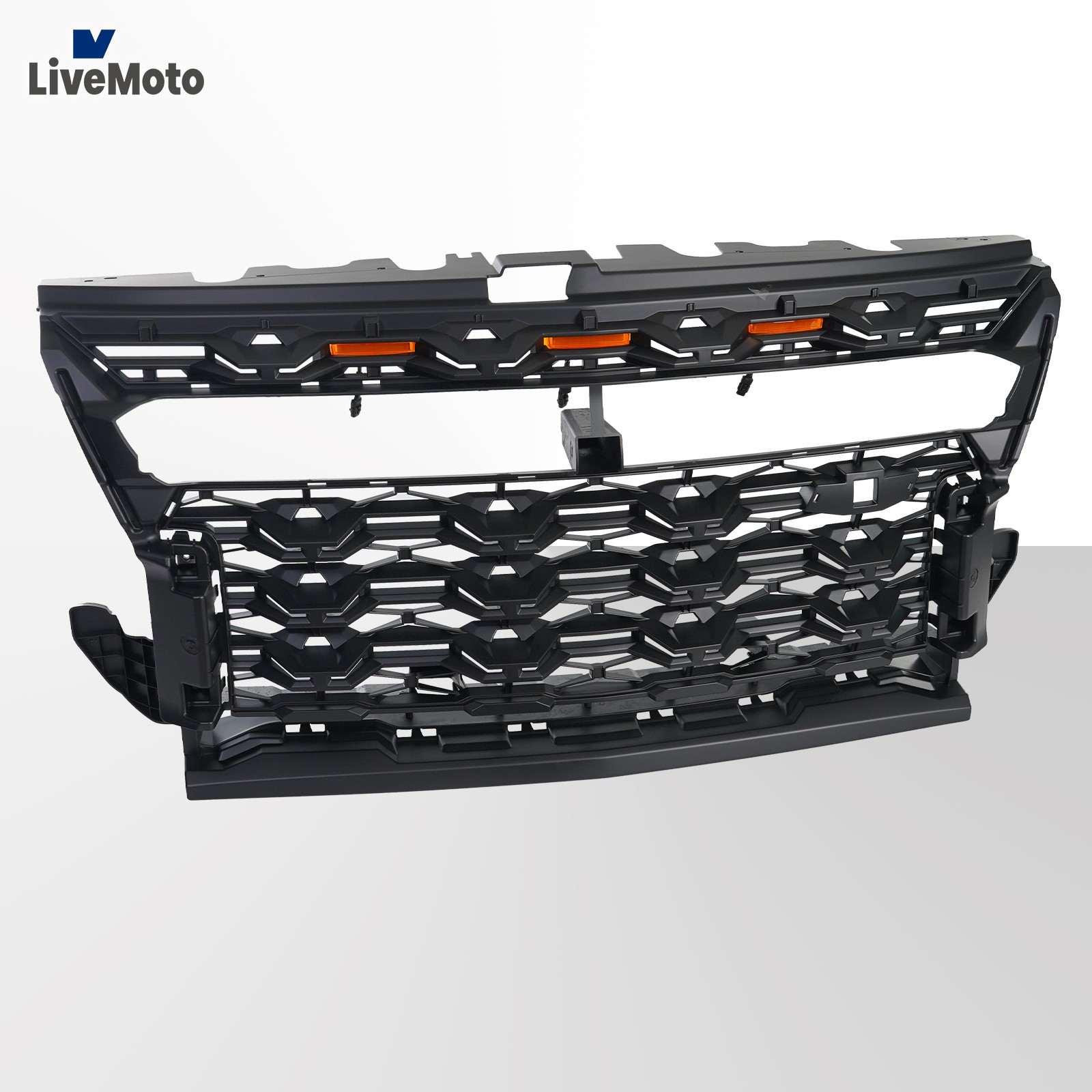Front Bumper Grille Assembly For 2017-2022 Chevrolet Colorado ZR2 Wiring Harness