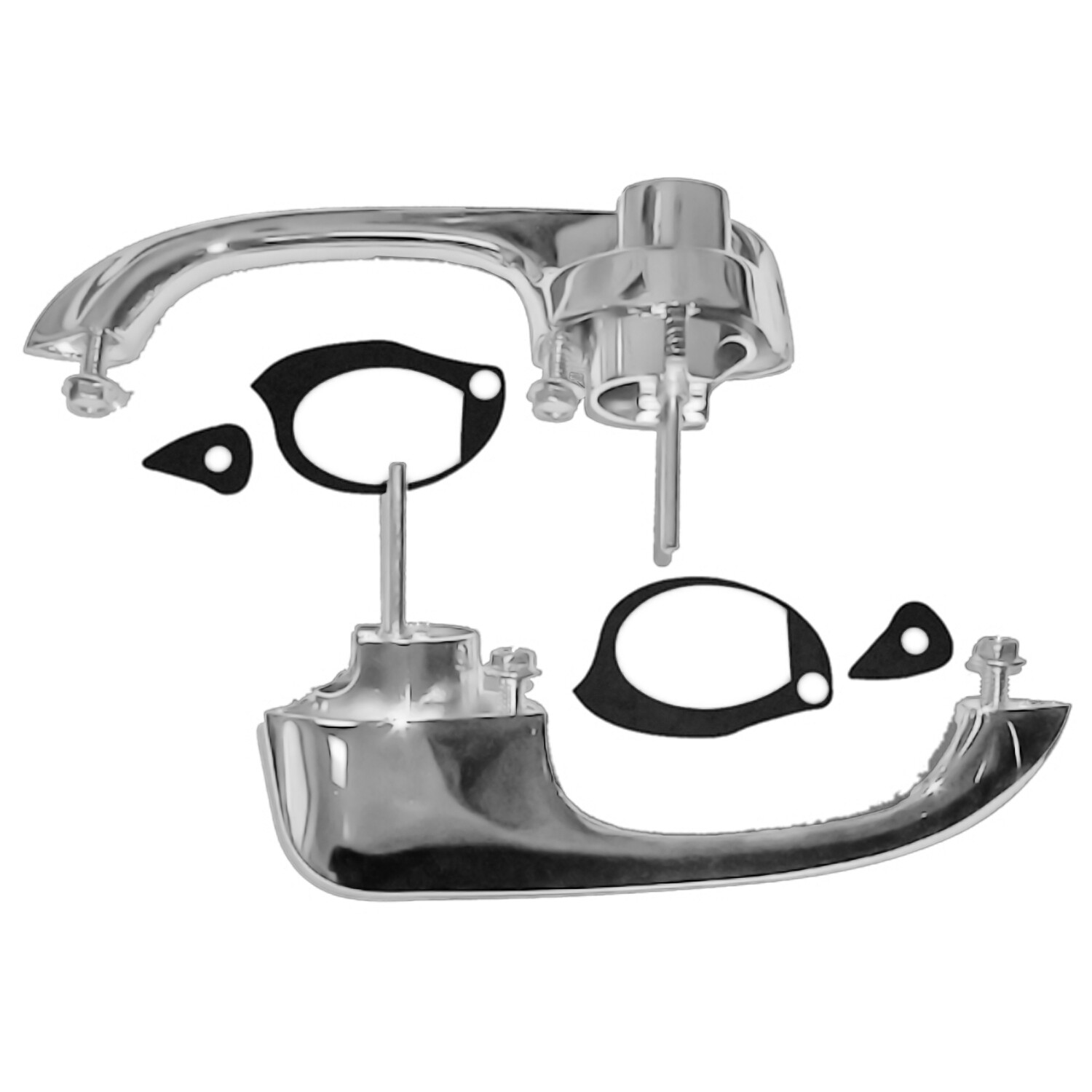 Left Side & Right Side Door Handle Set Steel fits 68-69 Chevelle 4032-440-68S