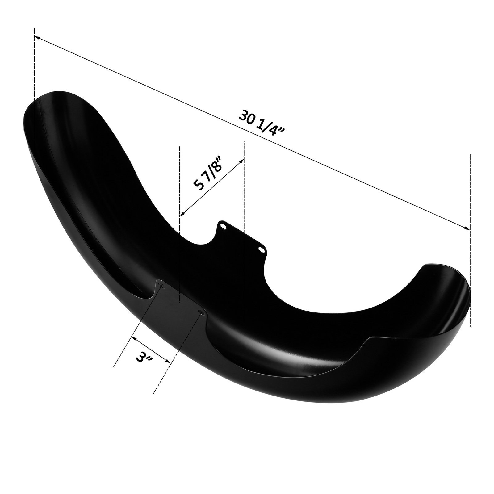 23″ Wrap Custom Front Fender For Harley Touring Electra Street Glide Road King