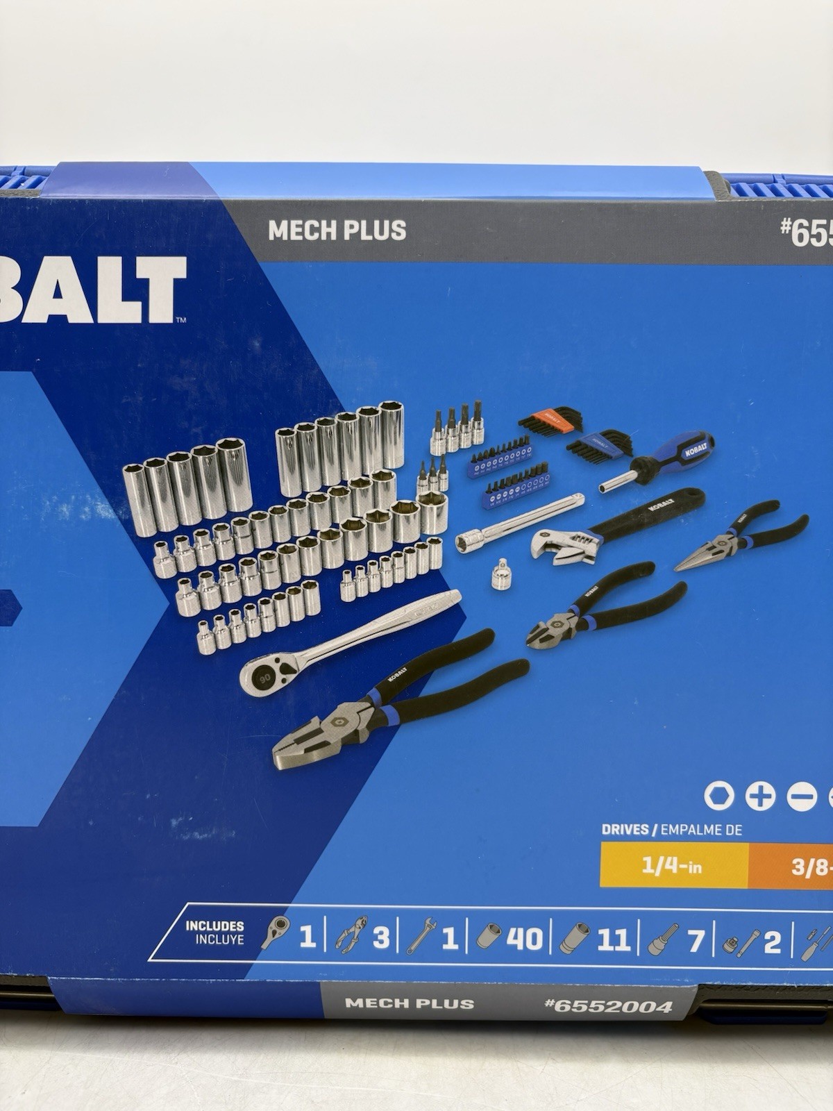 Kobalt 102pc Mechanic Tool Set With Hard Case