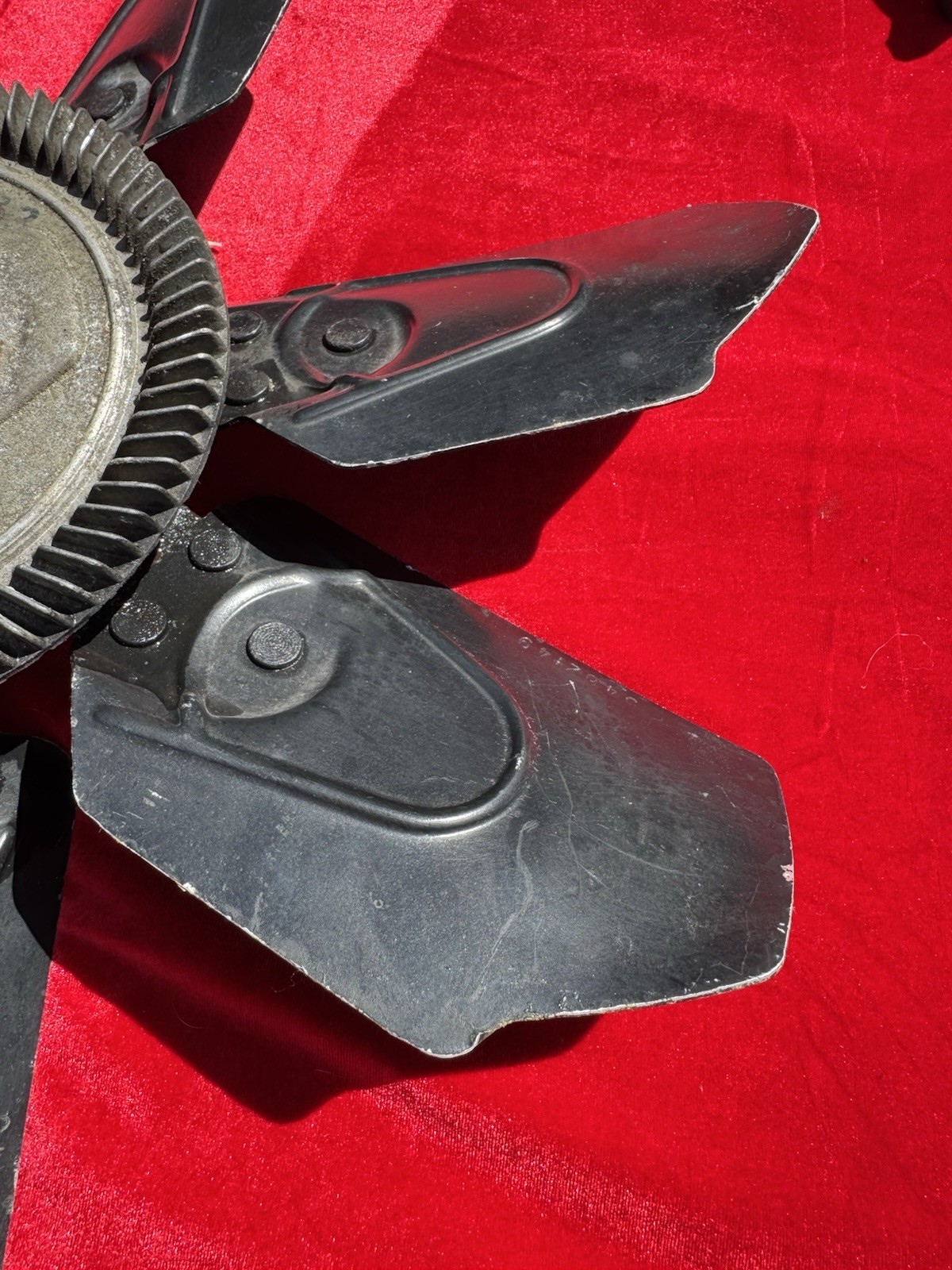 Mopar Challenger Cuda Roadrunner 340 383 440 426 19” 7 Blade Clutch Fan 3462149