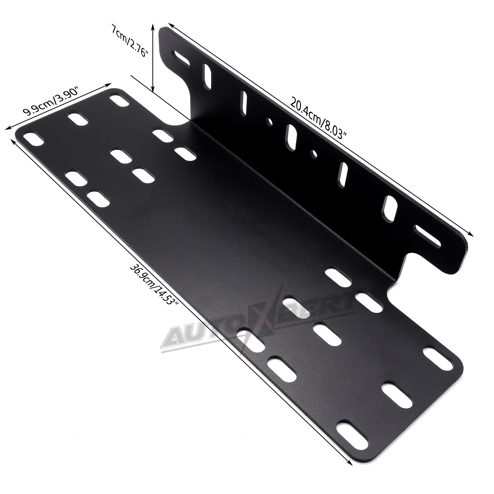 Car License Plate Bracket Light Bar Work LED Lights Front Bumper Holder Mount