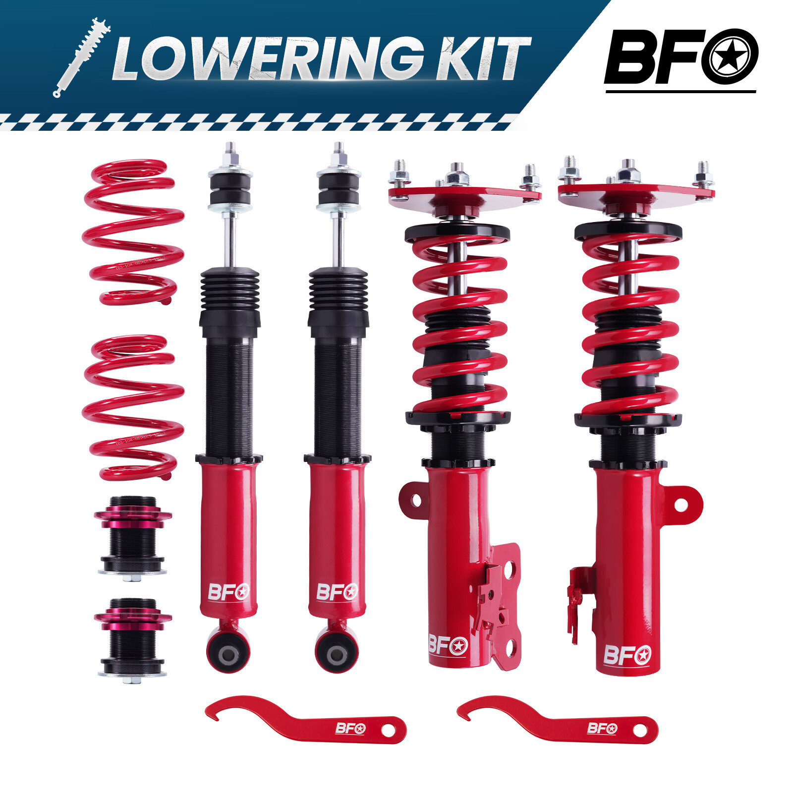 BFO Coilovers Suspension Kit For Scion TC 2011-2016 AGT20 Adjustable Height