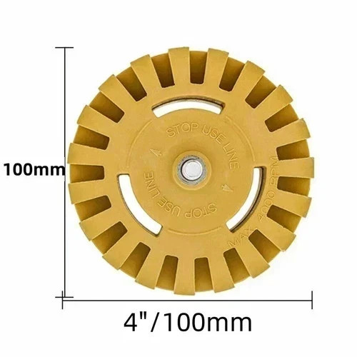 2X 4” Car Decal Remover For 3M Glue Rubber Eraser Wheel Remove Adhesive Sticker