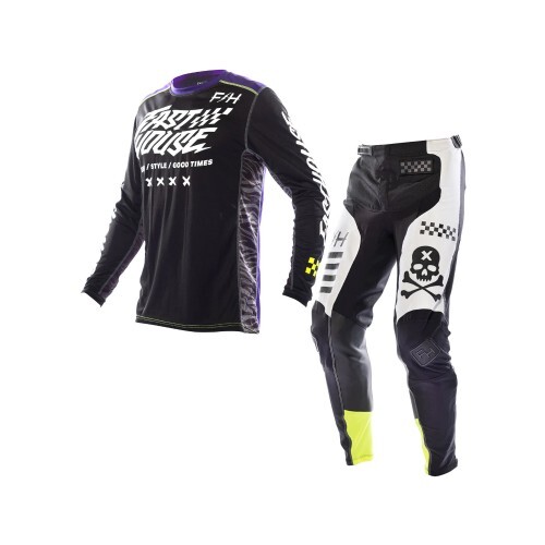 Fasthouse Grindhouse Motocross Racing Gear Set Jersey/Pants Combo MX ATV Suit