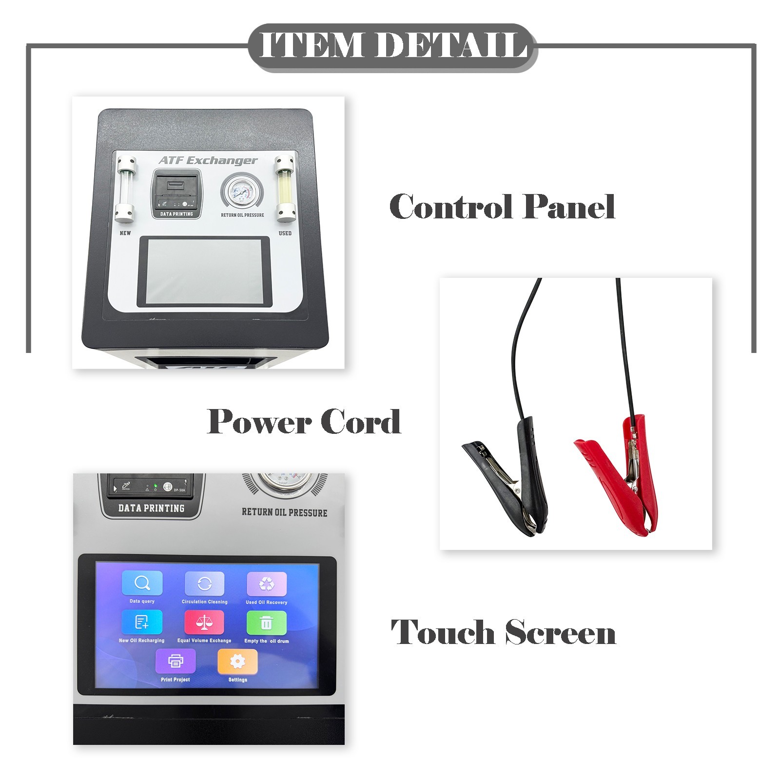 DC12V Fully Automatic Transmission Cycle Oil Changer with Printing Function 150W