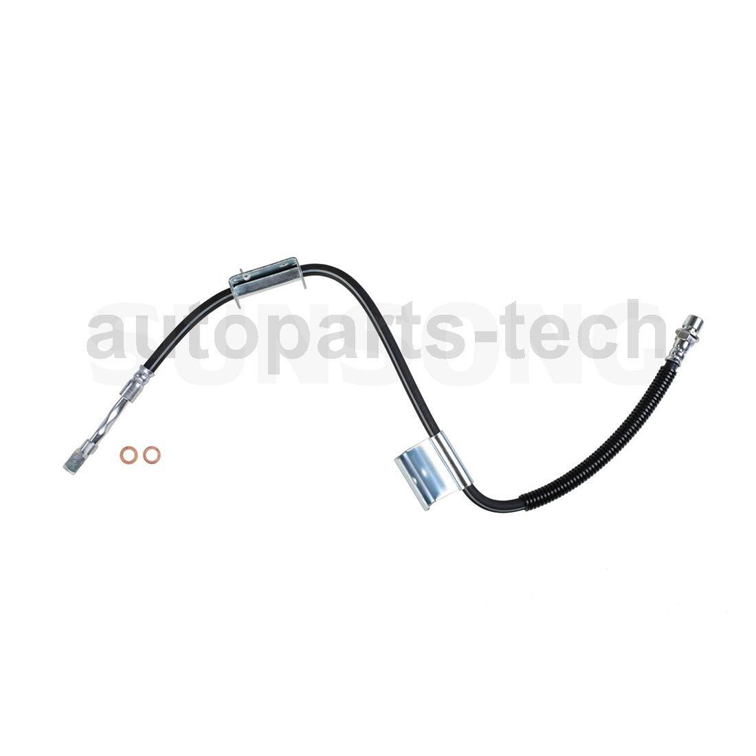 2x Sunsong Front Left Front Right Brake Hydraulic Hose For Chevrolet 1999~2002