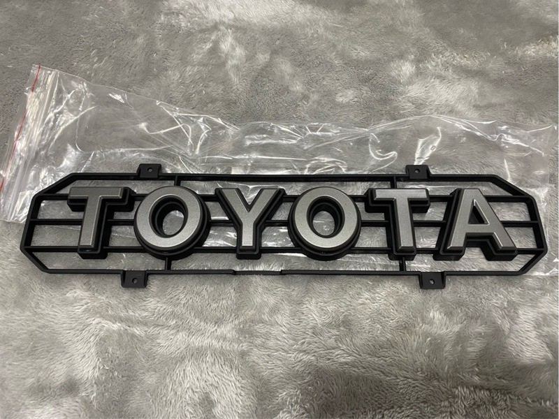 Toyot Letters Insert Emblem Logo For 2016-2023 Tacoma grille Grill