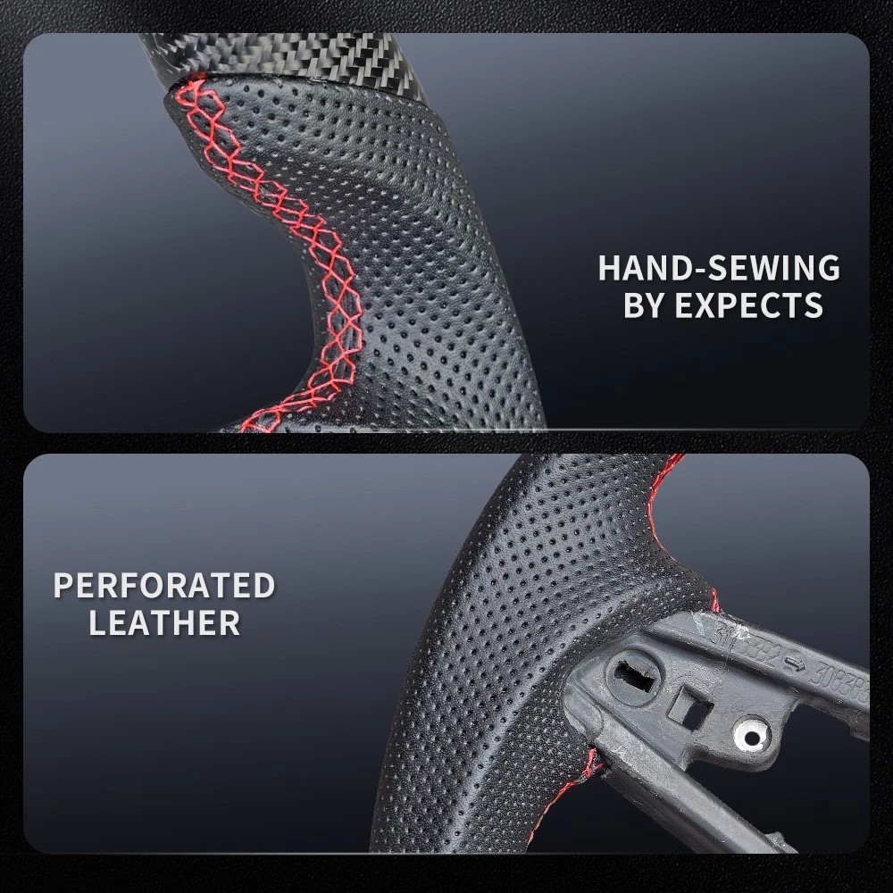 Customized Carbon Fiber Steering Wheel For 08+ Mercedes-benz AMG W204 C300 C350