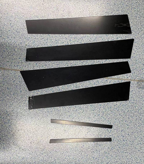 6pcs Performance Custom Pillar Posts For 2011-2021 Dodge Charger Black