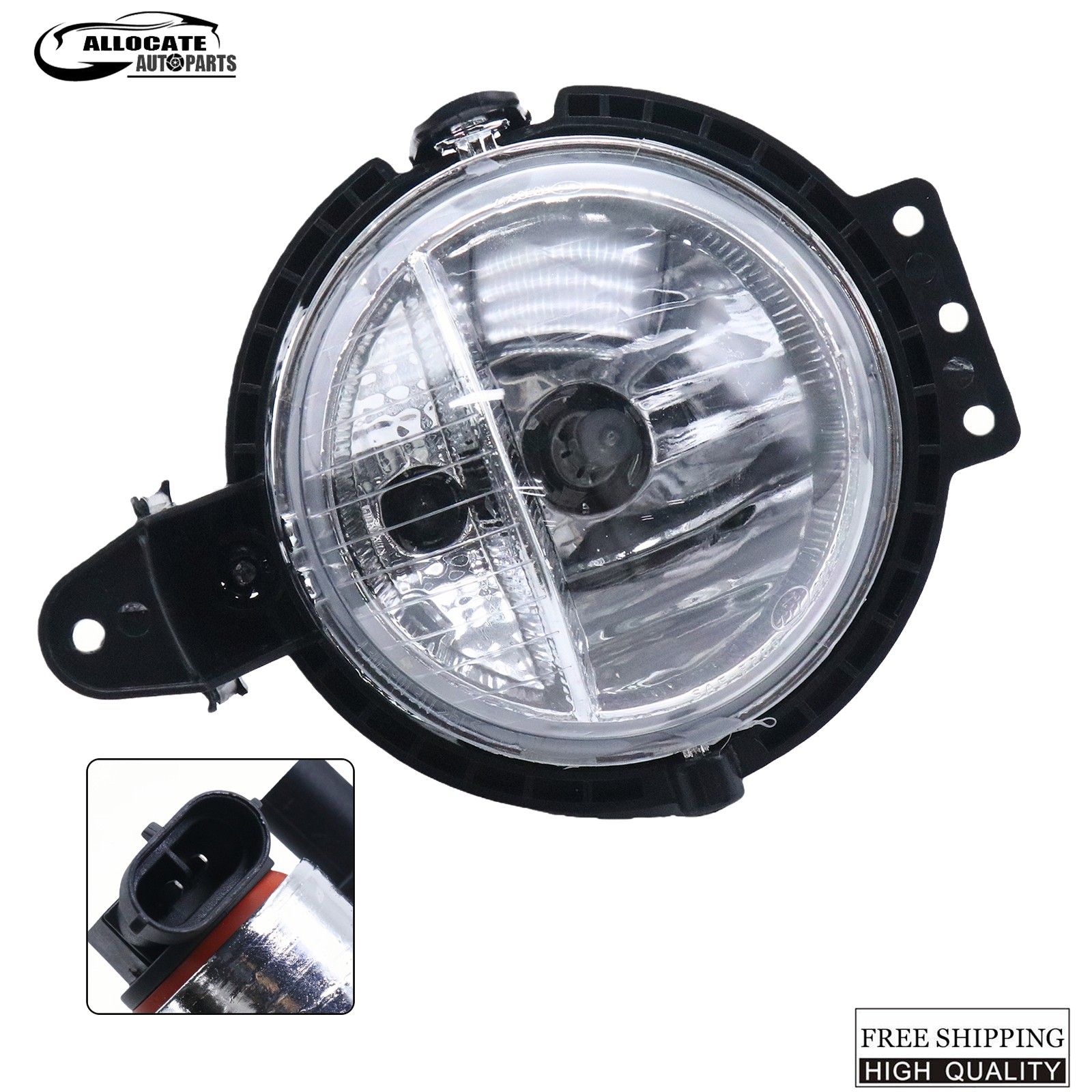 Front Left+Right Side Fog Light Lamp W/Bulb for Mini Cooper R55 R56 R58 R59 R60