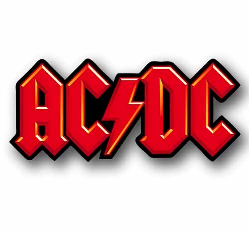 ACDC 5″ Wide Sticker Heavy Metal Rock Band Decal