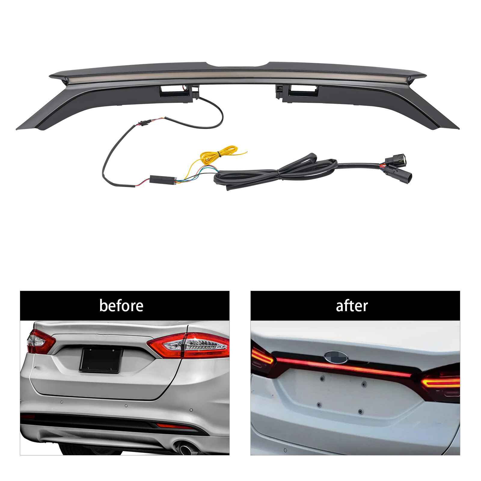 LED Rear Outer Trunk Light for 2013-2016 Ford Mondeo Fusion 12V 55W