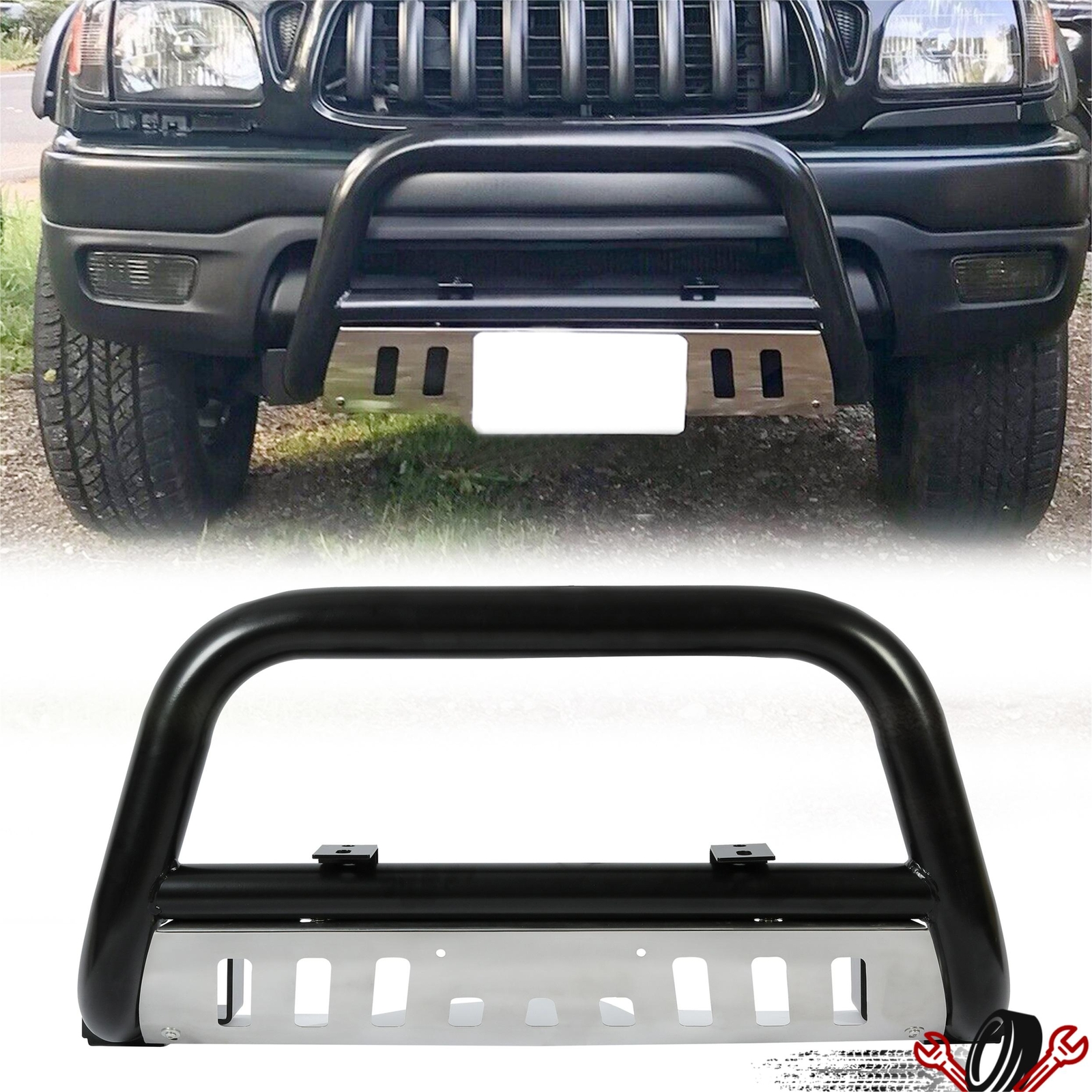 For Toyota Tacoma Classic 1998-2004 Bumper Guard Push Bull Bar Stainless Steel