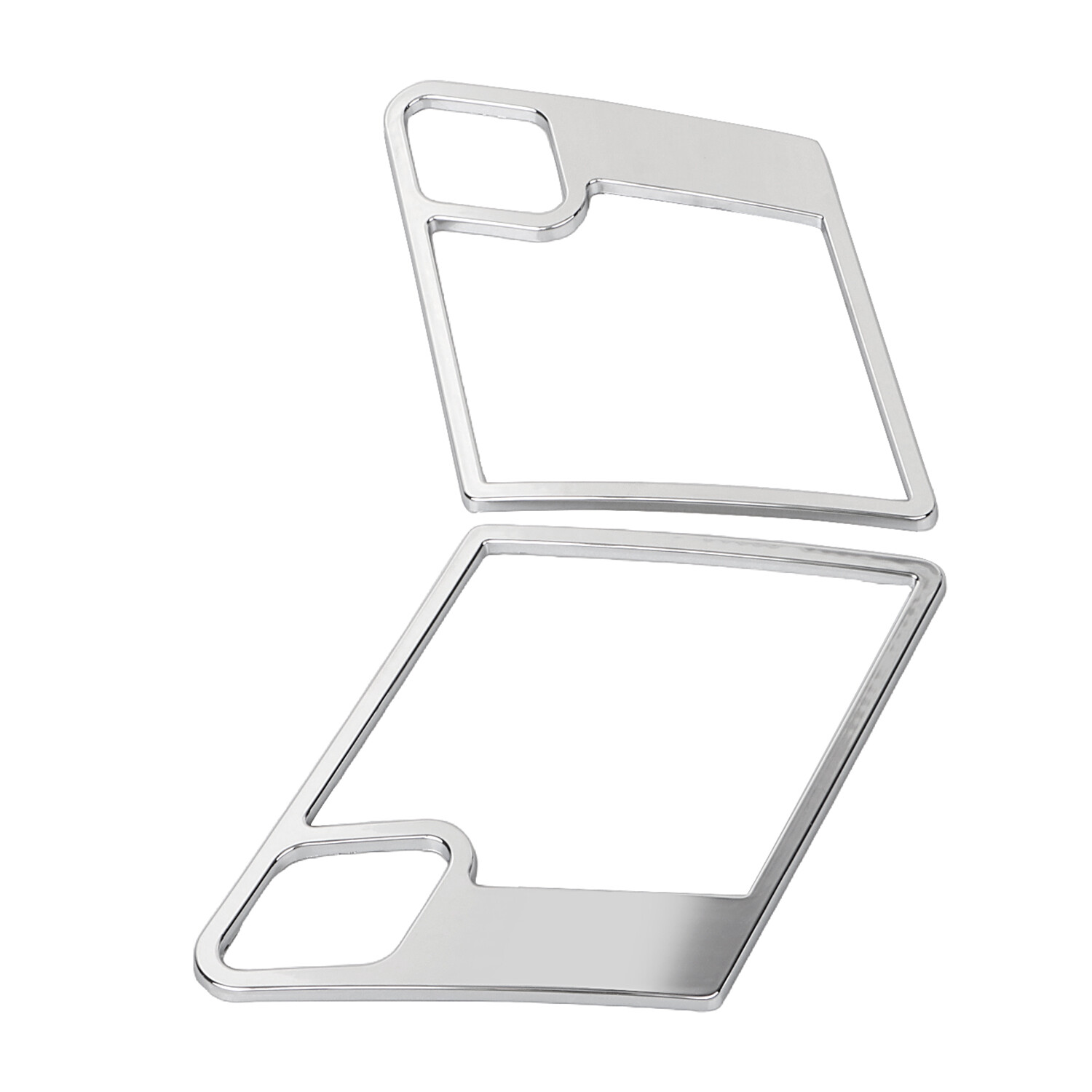 Chrome ABS Plastic Front Speaker Trim For Honda Goldwing 1500 GL1500A Aspencade