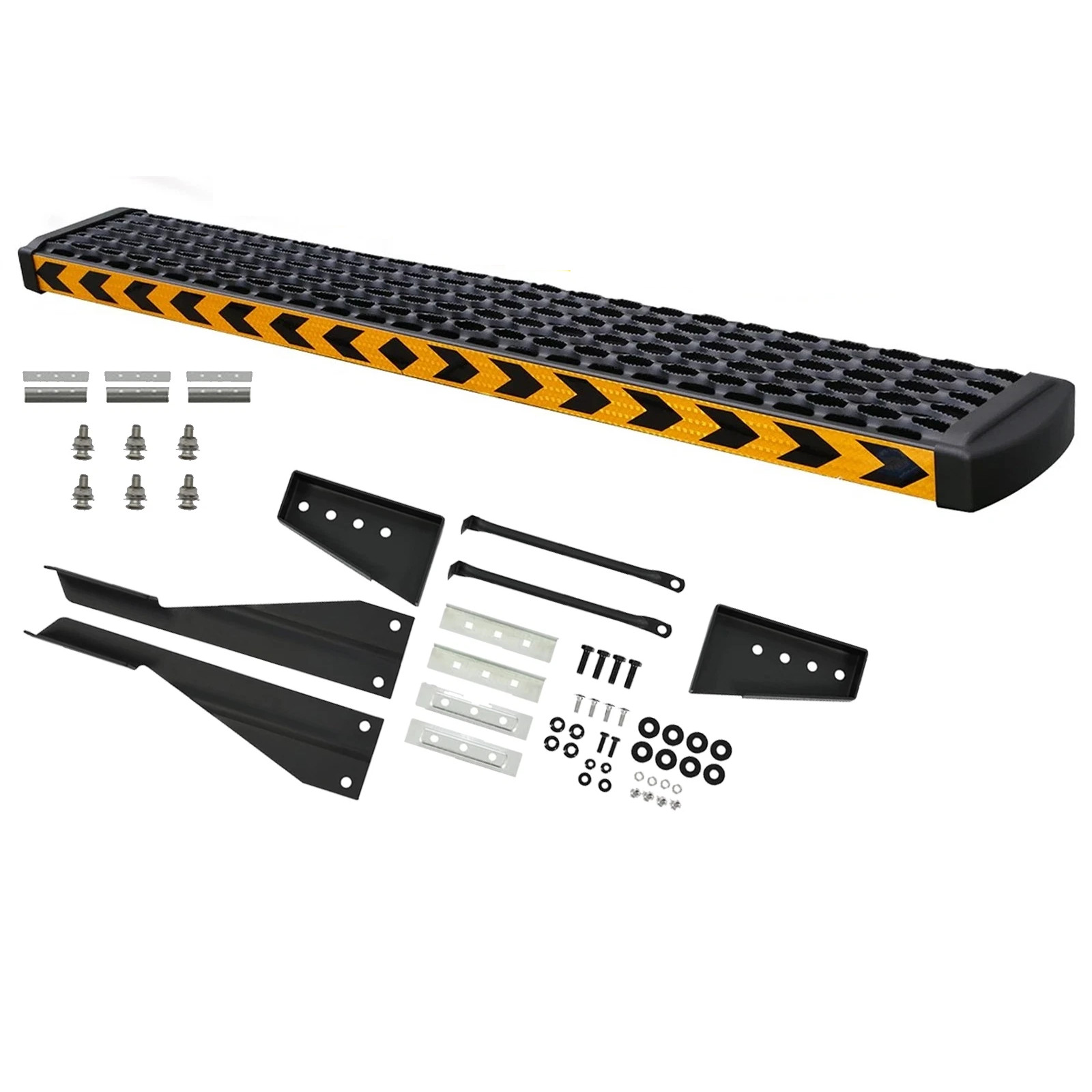 7in Rear Step Running Board Bracket Kit Steel For Ford Transit 2015-Present 15