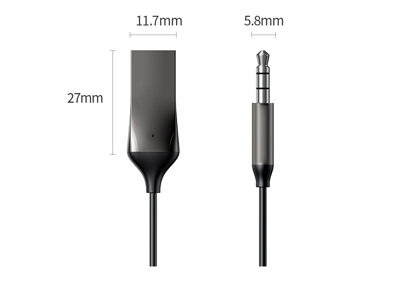 Wireless Bluetooth Receiver 3.5mm AUX Audio Stereo Music Home Car Adapter Kit