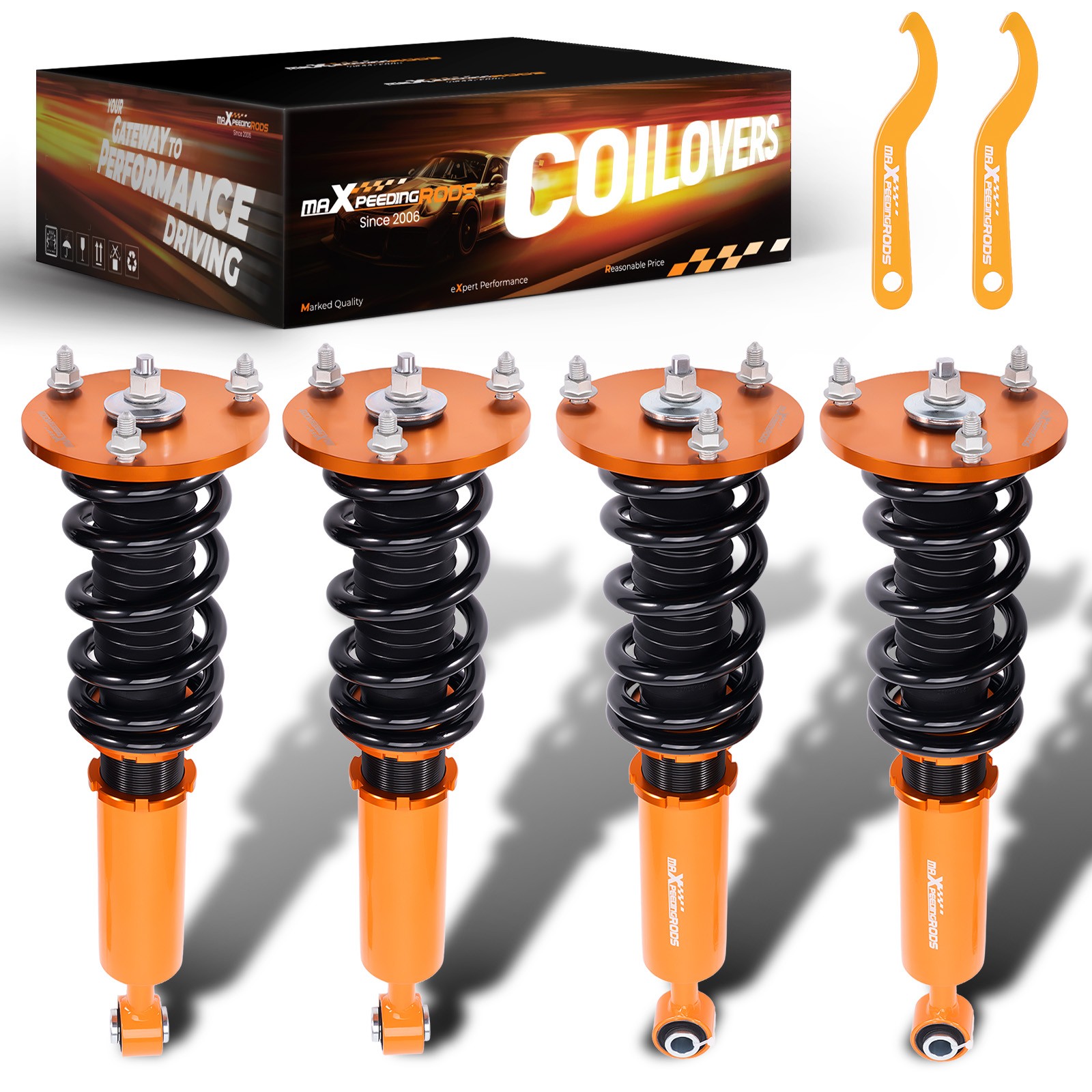 MaXpeedingrods Adjustable Coilovers Lowering Kit For Lexus Ls430 Ls 430 2001-06