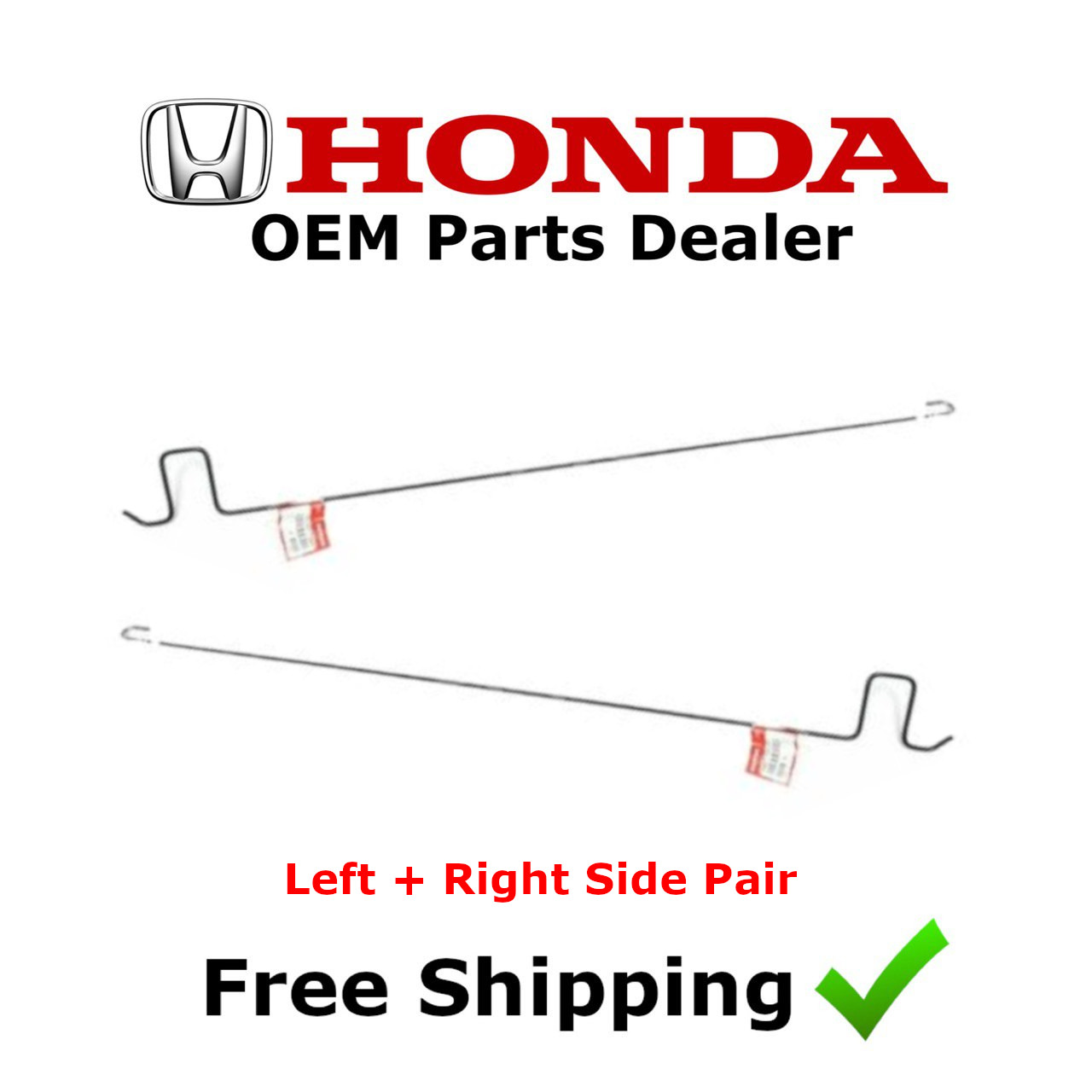 2013-2017 Honda Accord *Sedan* 4DR LH + RH PAIR Trunk Torsion Spring NEW (OEM)