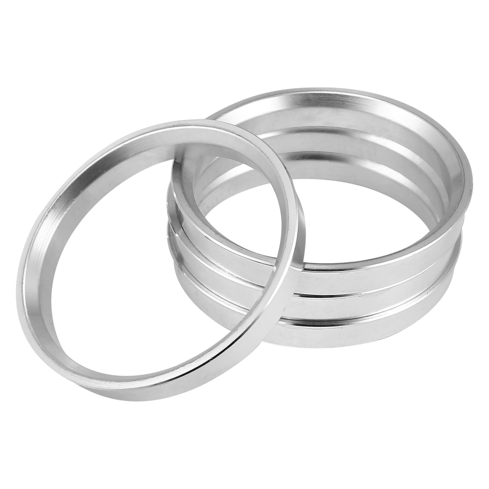 4 PCS Aluminum Alloy Hub Centric Rings 73.1mm OD To 65.1mm ID Wheel Spacer