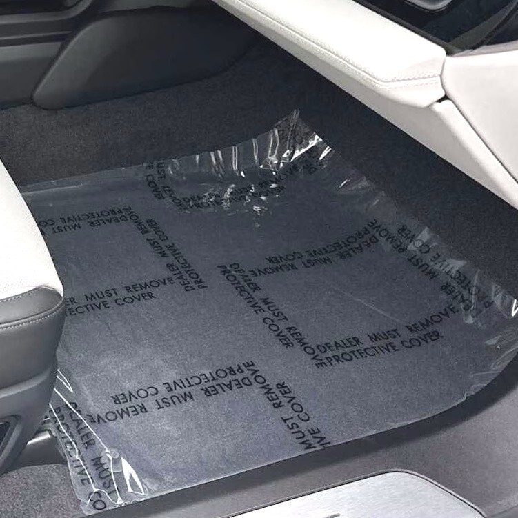 “Dealer Must Remove” Adhesive Film Car Floor Mats – 24IN x200FT Roll