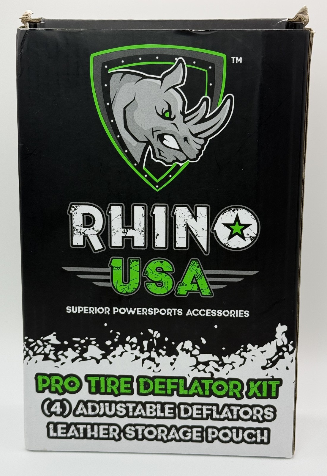 Rhino USA Pro Tire Deflator Kit 4 Adjustable Off Road Air Down w/ Gauge