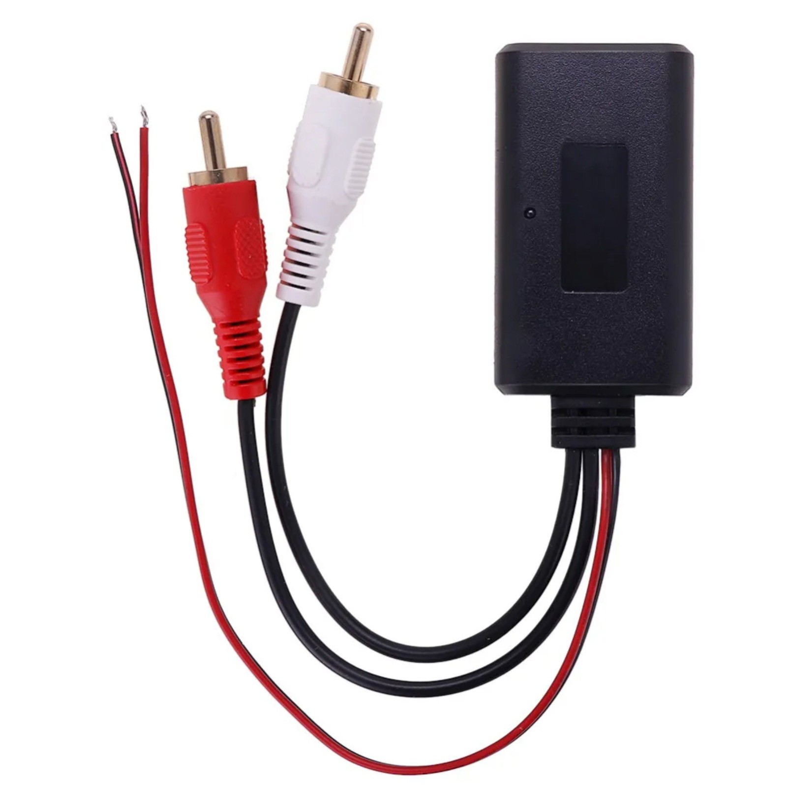 Car Stereo Bluetooth 5.0 Receiver 2RCA AUX Adapter Module with 6-inch Cable