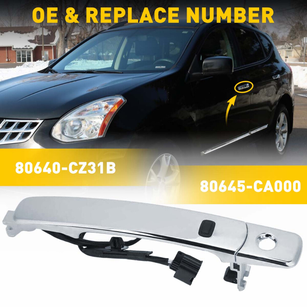 Front Left Door Handle Front Driver Side 80645-CA000 for 2010-2013 Nissan Rogue