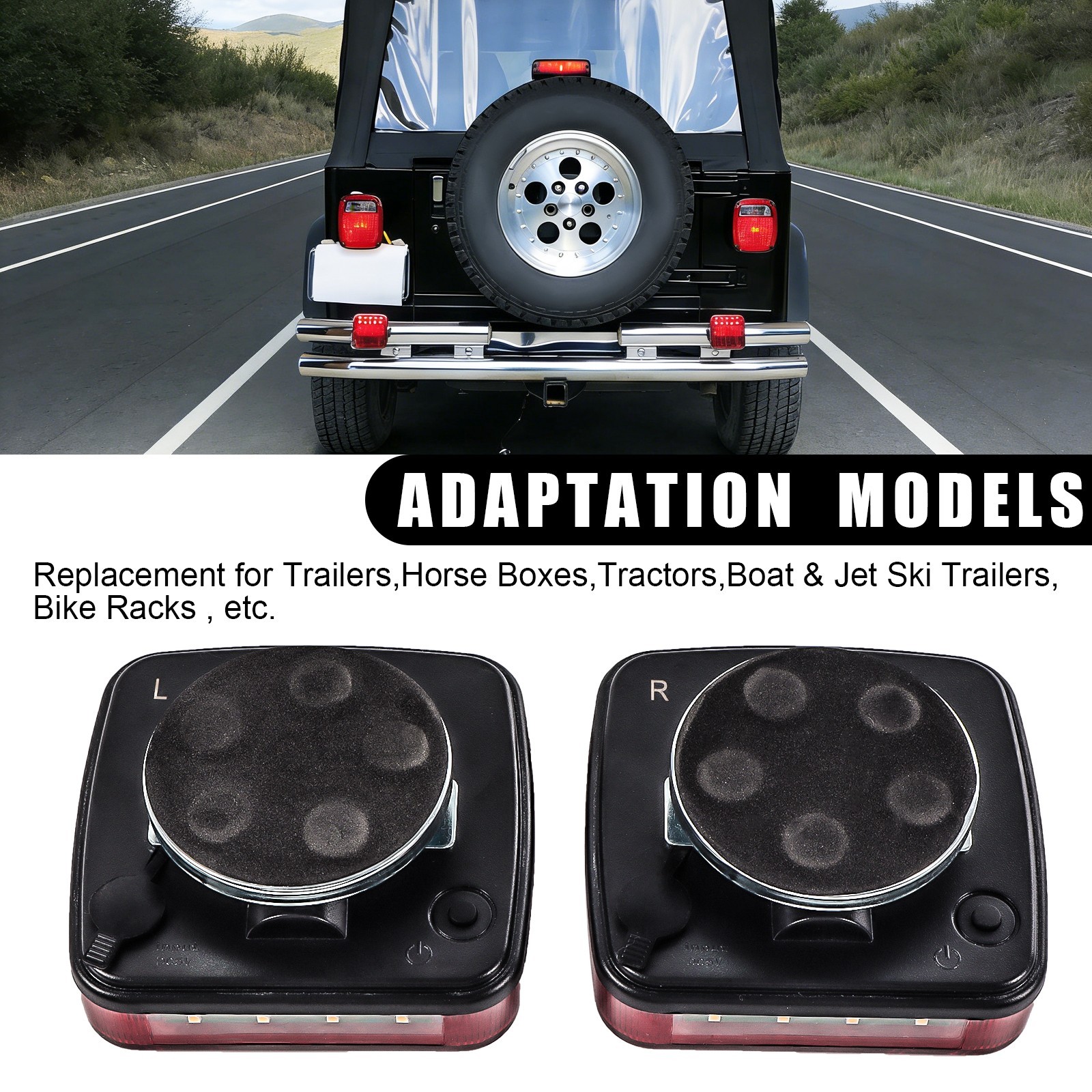 Wireless Magnetic Trailer Lights – Rechargeable LED TailLight Kit For Trailer