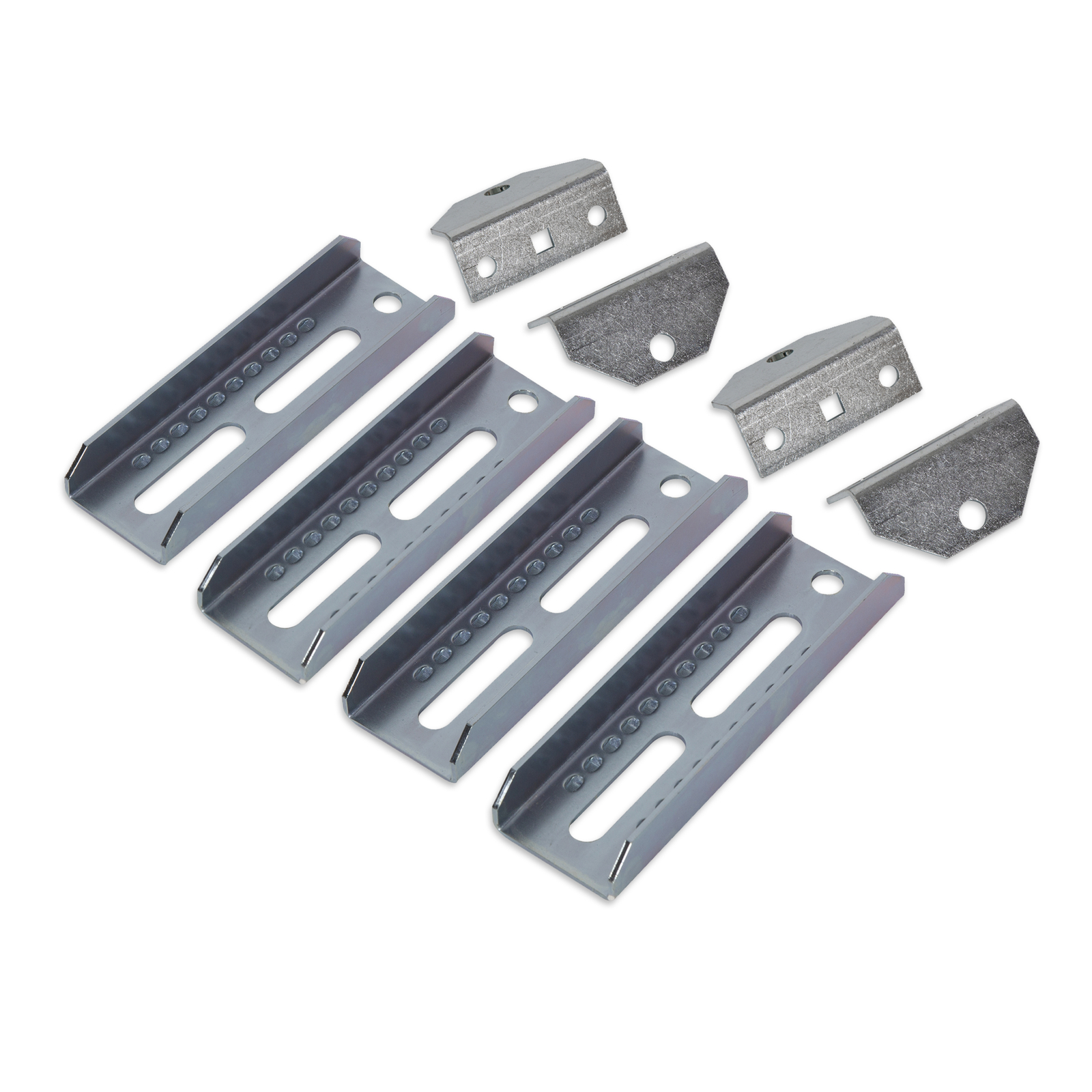 4× 8″ Galvanized Swivel Top Bunk Bracket Adjustable Boat Trailer 3×3