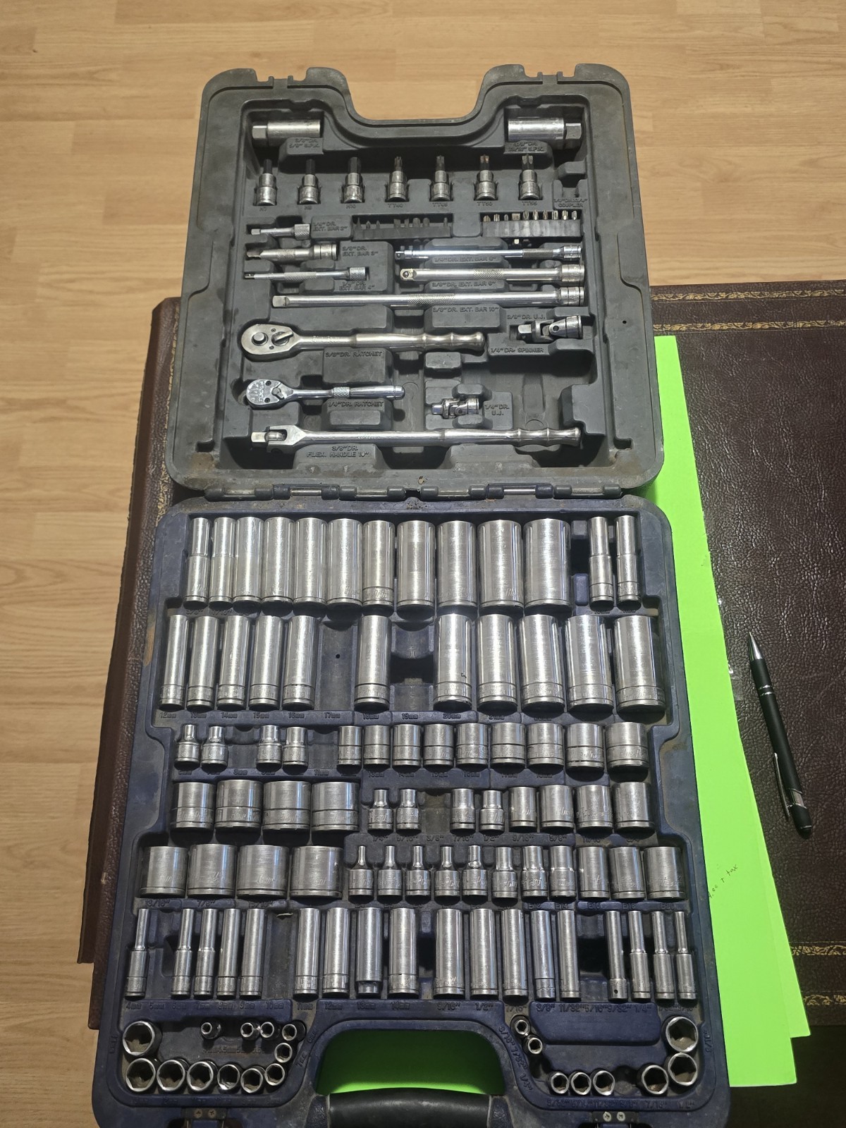 155 Pieces Blue-Point by Snap-On BLPGSSC155 Comb Drive SAE/ Metric Please Read!