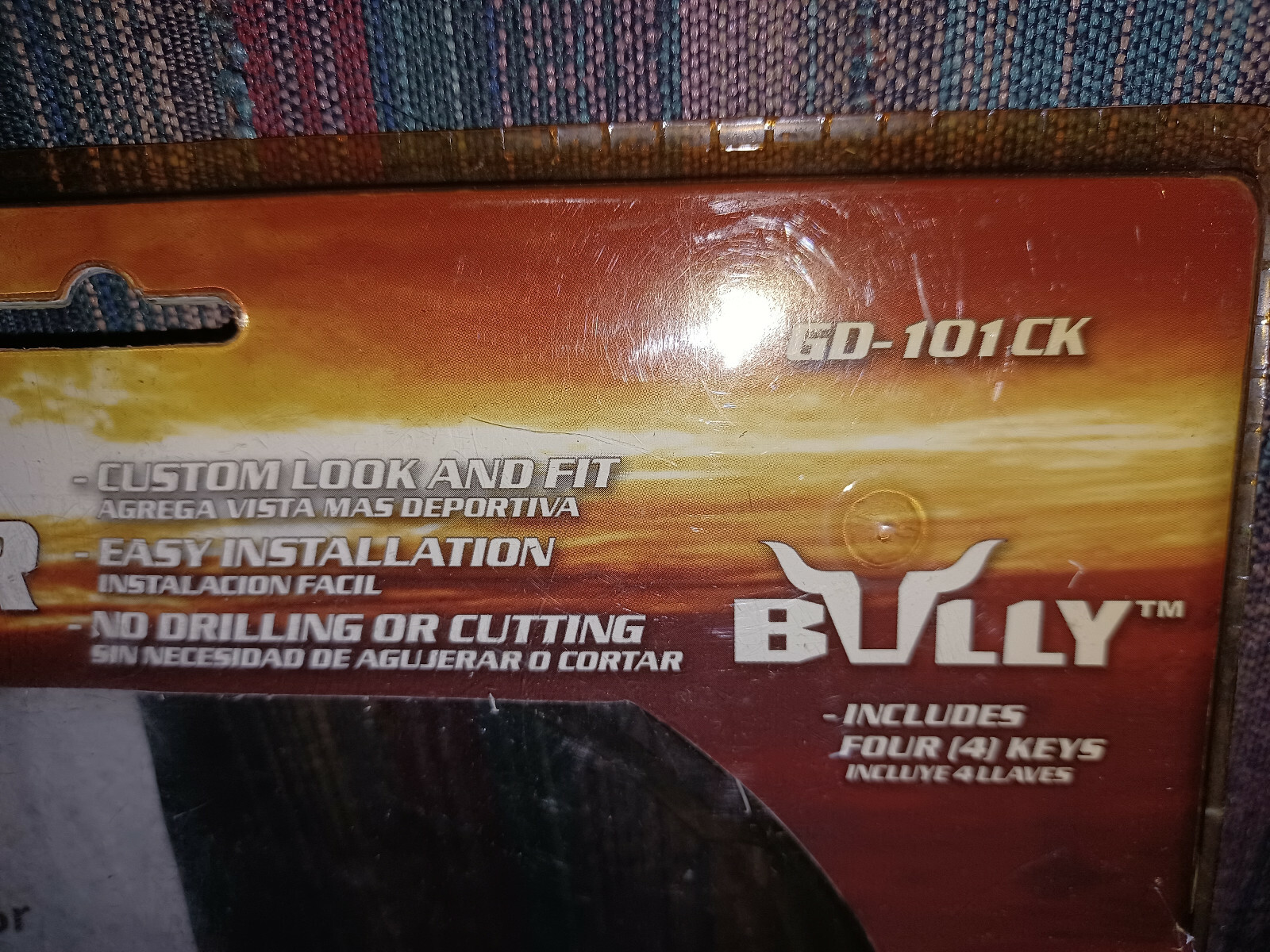 Bully CHROME PLATED FUEL DOOR LOCK GD-101CK Chevy Escalade suburban tahoe Yukon