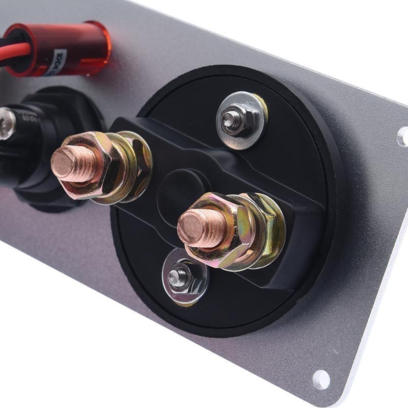Racing Car Carbon Ignition Button Switch Panel Engine Start Push LED 12V Toggle