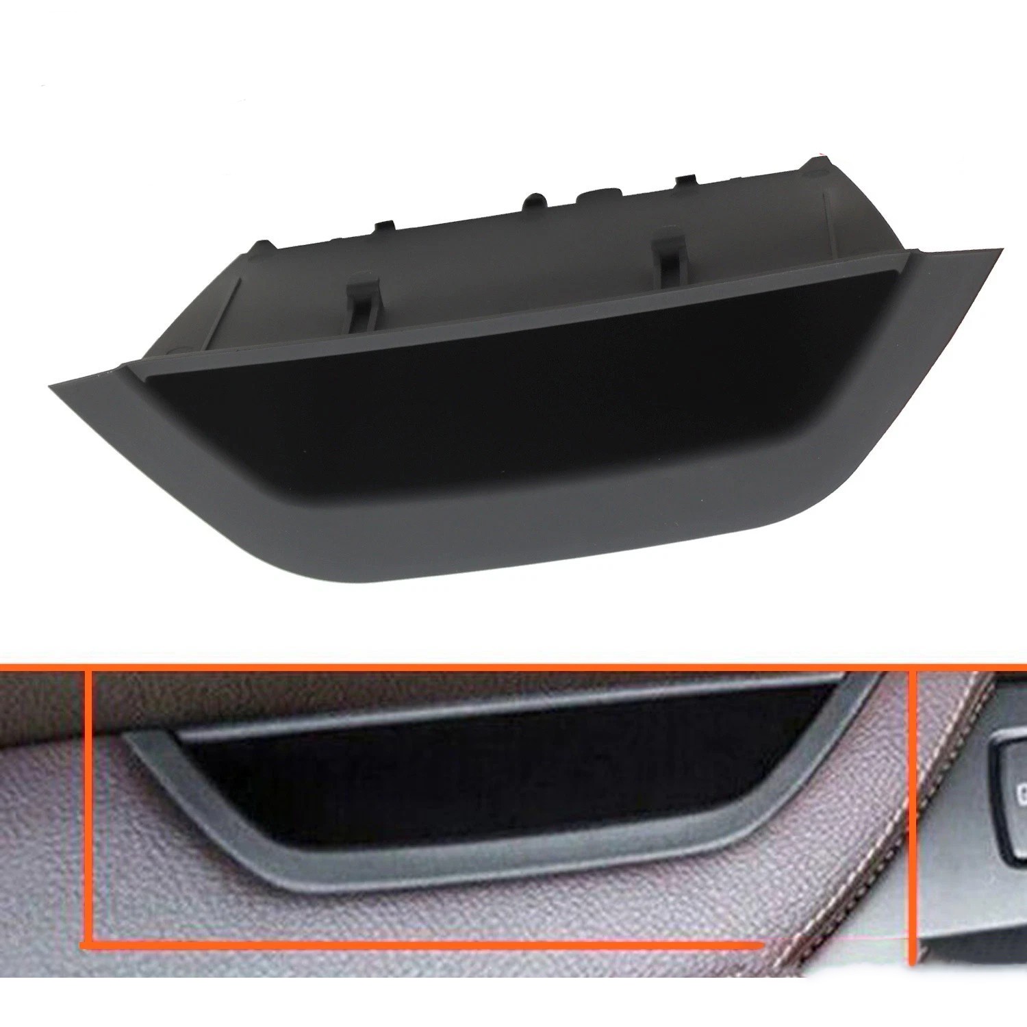 For BMW X3 F25 X4 F26 2011-2017 Left Driver Side Door Inner Handle Pull Trim