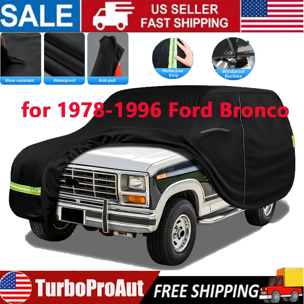 Fit for 1978-1996 Ford Bronco Full-size Waterproof Custom SUV Car Cover