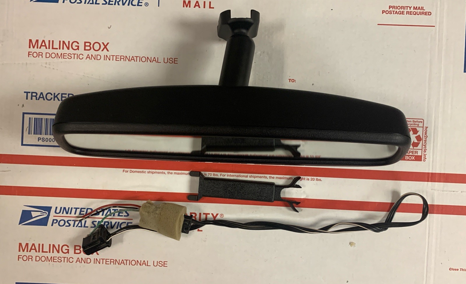 2013 2015 Toyota Rav4 Gentex Mirror With Auto Dimm Compass And Homelink IV