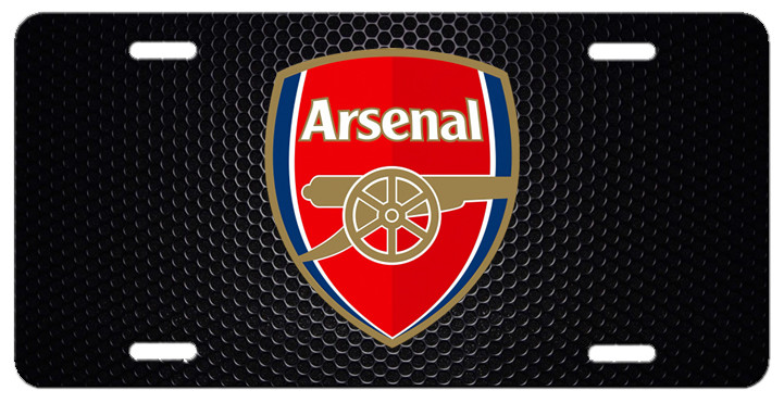 Custom Classic Arsenal F.C. of London Vanity Aluminum Metal License Plate Tag