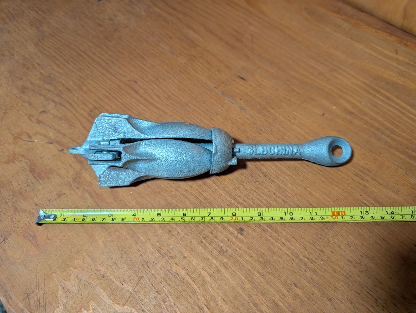 Galvanized 3 Lb Folding & Locking Grapnel Anchor Boat Yacht Docking New