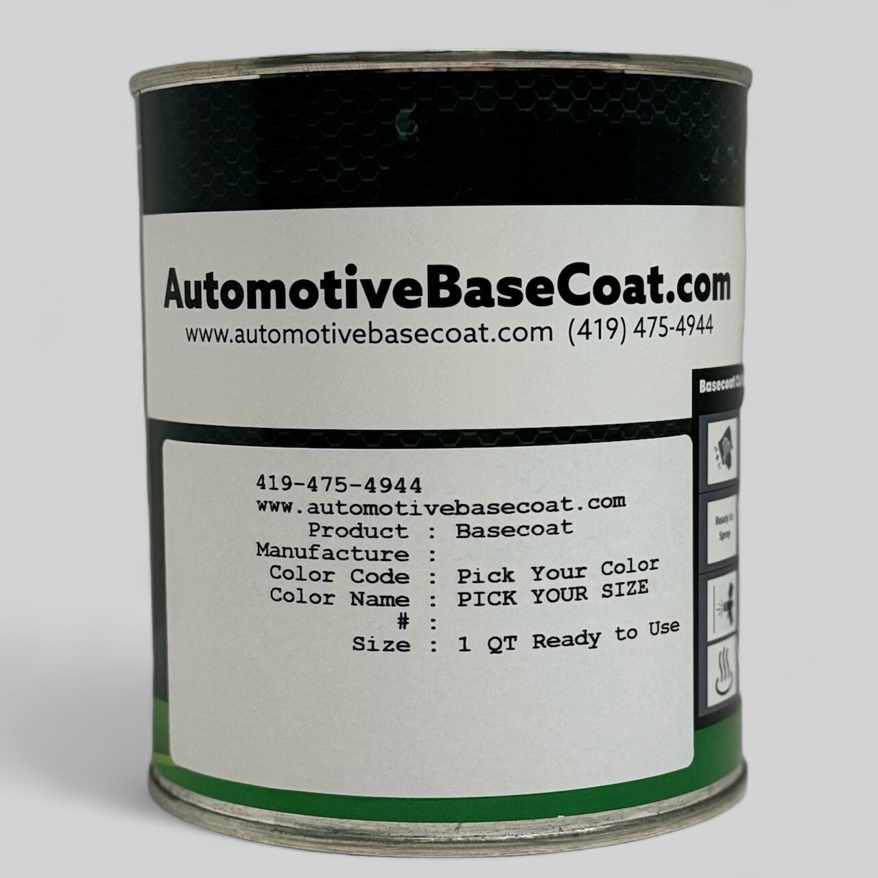 TESLA – PPMR SUNSET RED BASECOAT PAINT (PICK YOUR SIZE PINT, QUART OR GALLON)