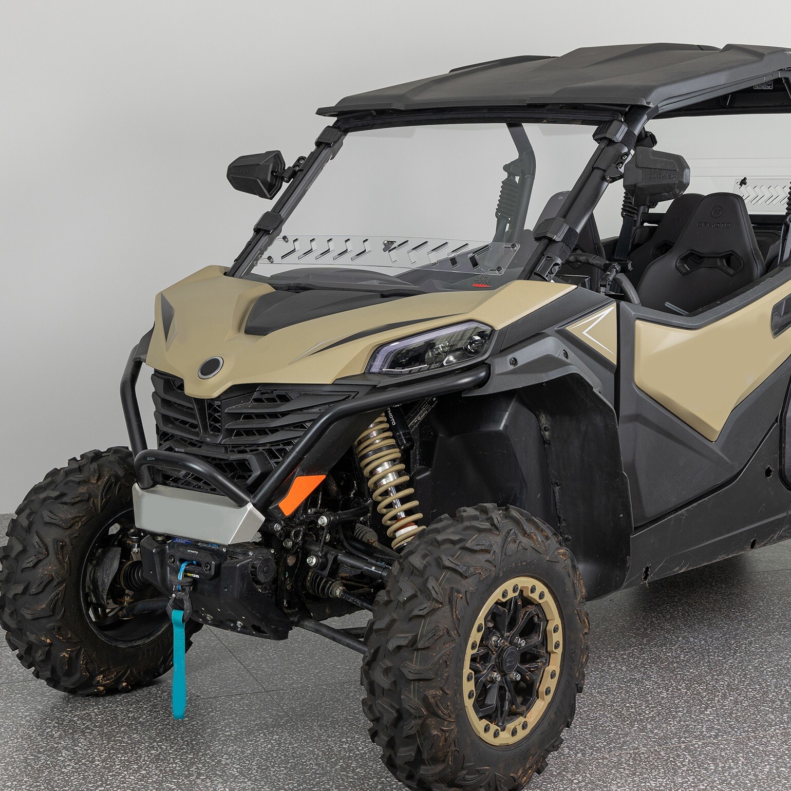 Vented Front Windshield w/ Sliding Window for 2023-2025 CFMOTO ZForce 950 / 800