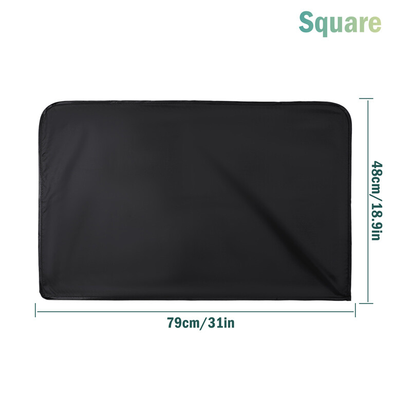 4Pcs Magnetic Car Side Window Sun Shade – 100% UV Protection Privacy Curtain BLK