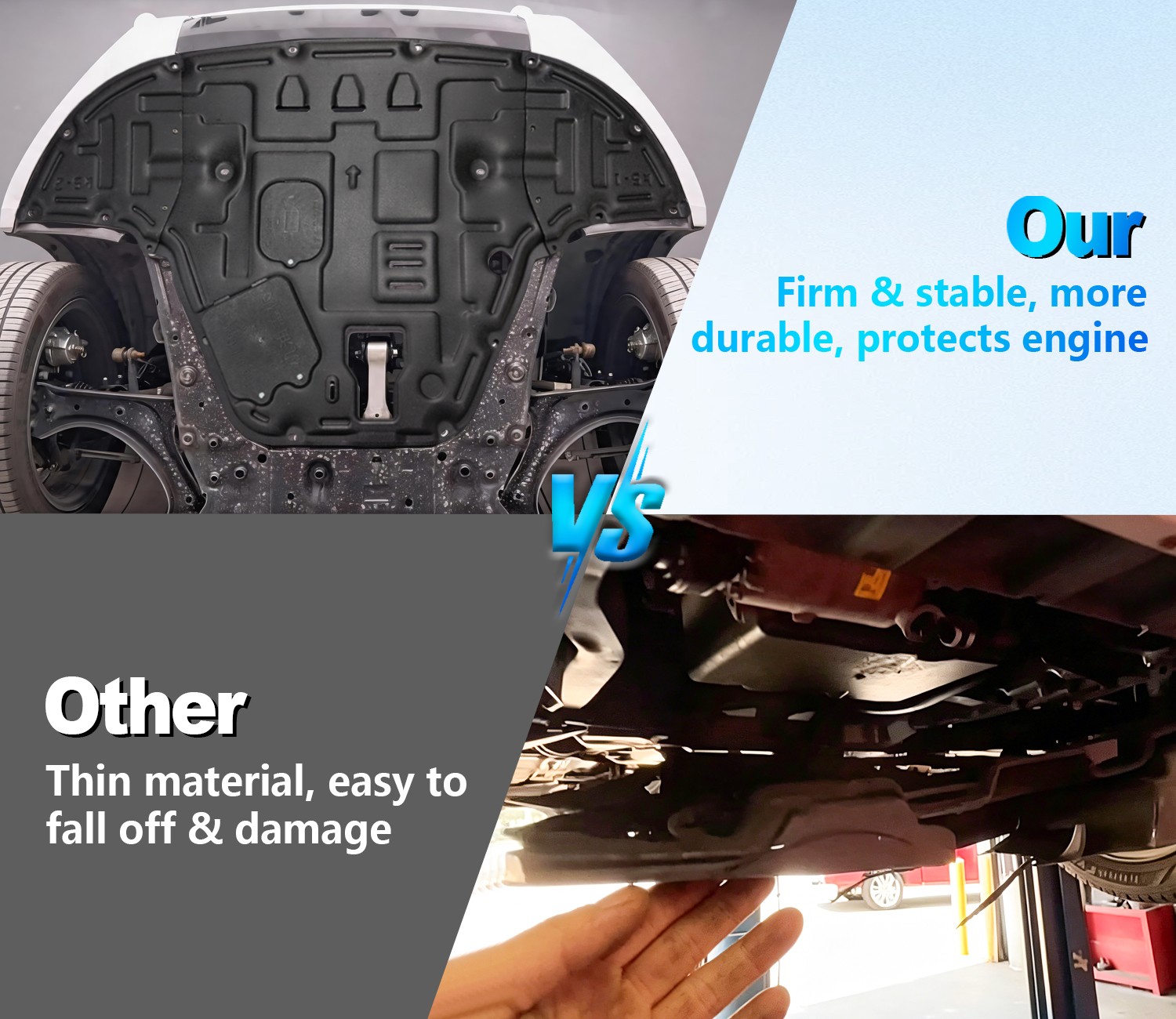 Engine Splash Shield Guard Customized for KIA K5 2021-2026 Skid Plate Repair Kit