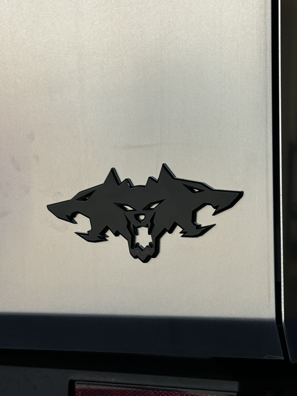 Cyberbeast Logo Emblem / Matte Black – ABS Plastic
