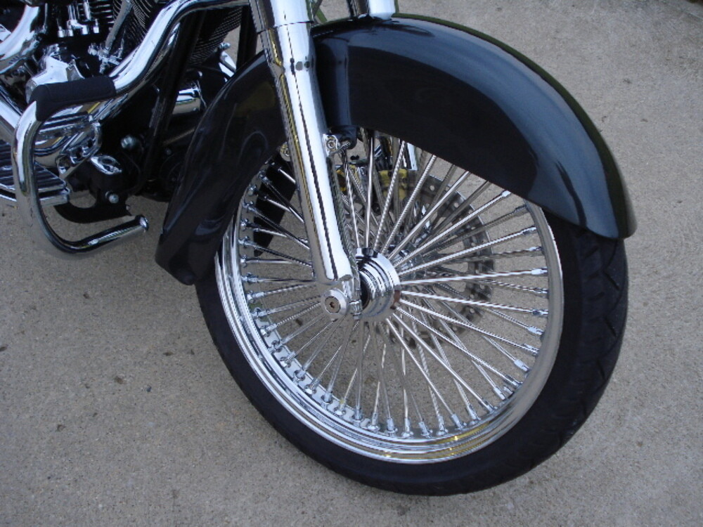 FRONT FENDER W/NO TRIM HOLES HARLEY HERITAGE SOFTAIL 1986 & UP REP # 59129-86