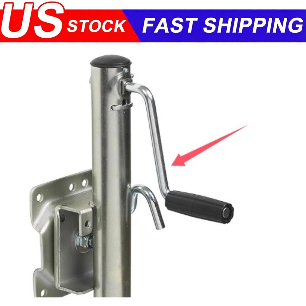 Trailer Jack Crank Handle Sturdy Replace Portable Efficient Easy to Install