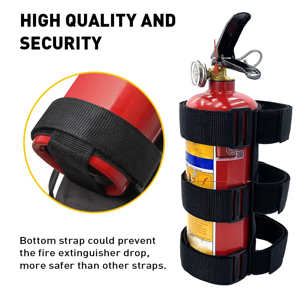 Adjustable Roll Bar Fire Extinguisher Mount Holder 3 lb for Jeep Wrangler JK JL