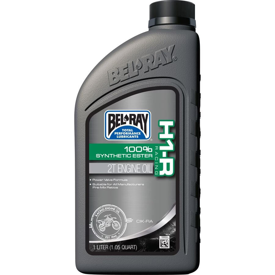 Bel-Ray H1R Synthetic 2-Stroke Oil – Single / 1 Liter 99280-B1LW
