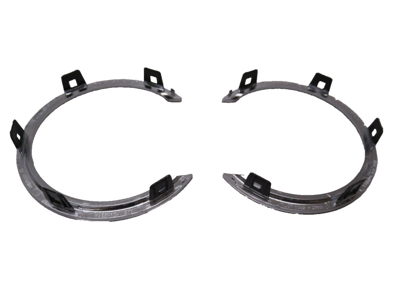 PLATES, FRONT FLOOR CONSOLE CUP HOLDER OPENING TRIM GALVANO SILVER CHEVROLET GMC