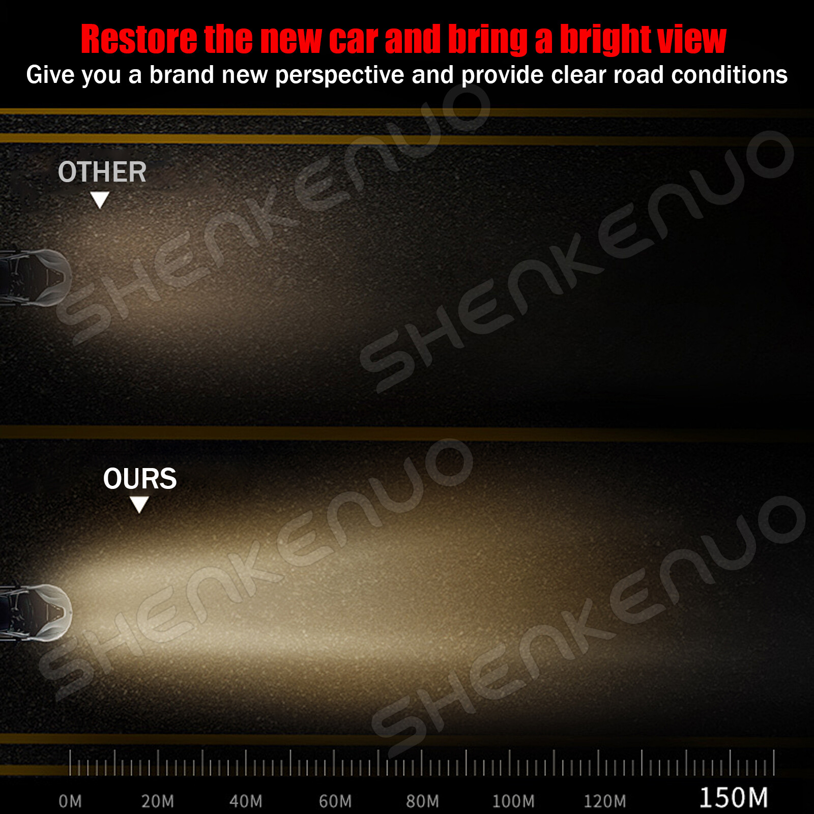 6pcs Halogen Headlight Hi-Low+Fog Lamp 3400k 55W For Chevrolet Silverado1500