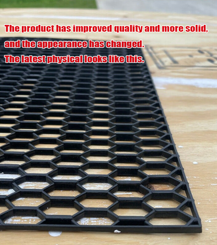 Universal Black ABS Plastic Racing Honeycomb Hex Mesh Grill Spoiler Bumper Vent